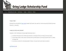 Tablet Screenshot of glscholarshipfund.org